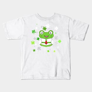 on St. Patrick’s Day bird bag Kids T-Shirt